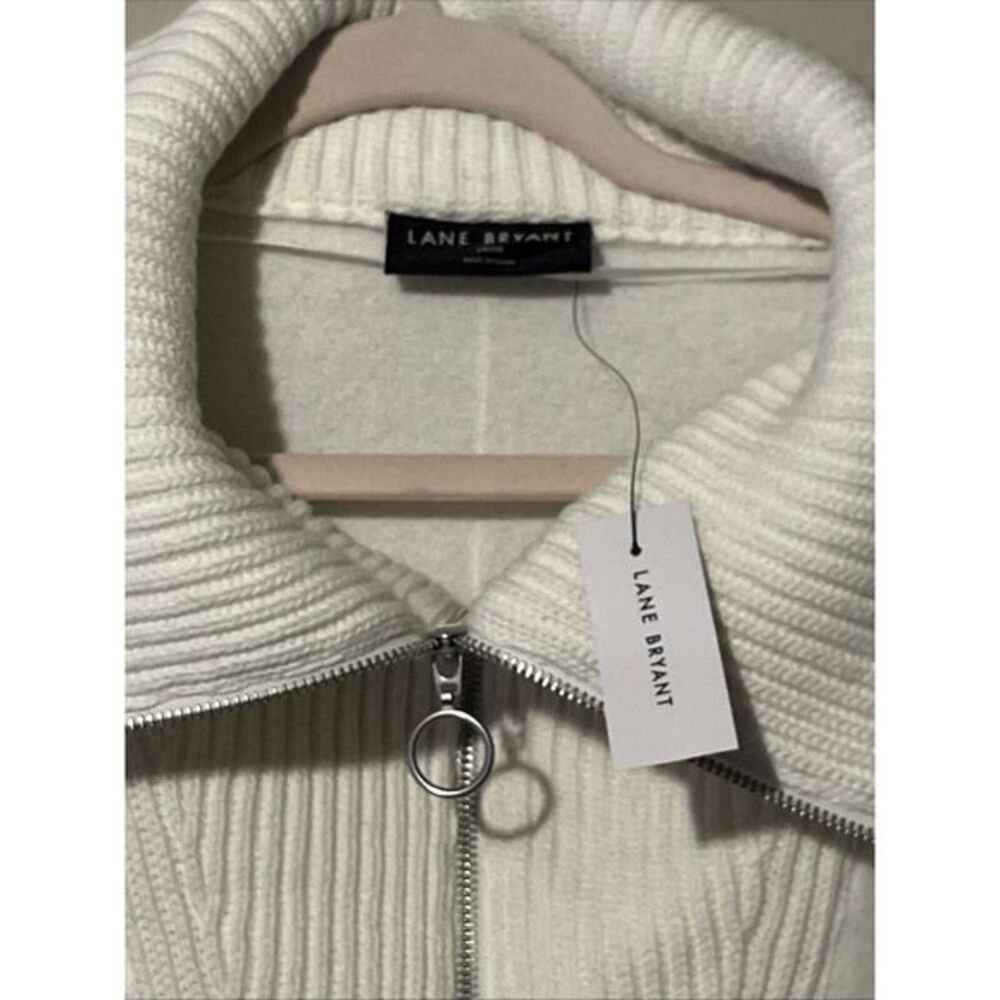 Lane Bryant 1/4 Zip Panco Sweater New With Tags - Picture 2 of 5